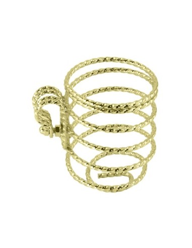 Lowrider Square Twisted Cup Holder Gold.